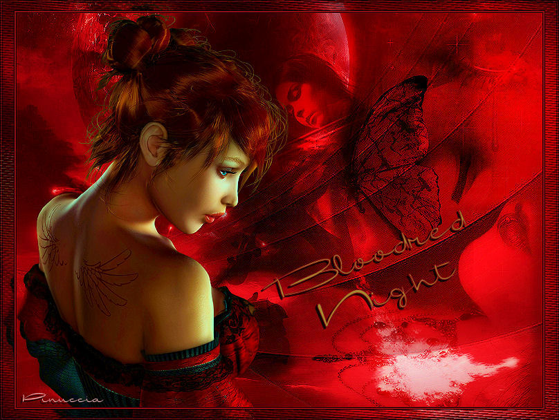 Blood red night