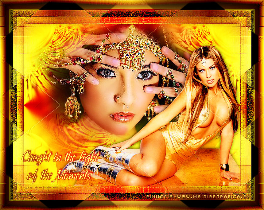 Caught in the light of the momens