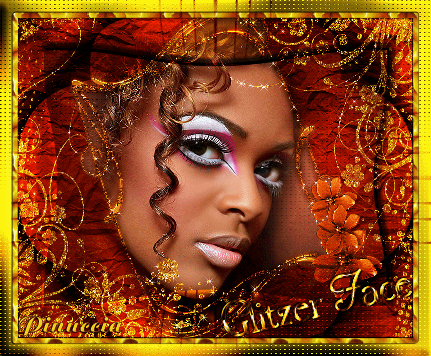 Glitzer Face