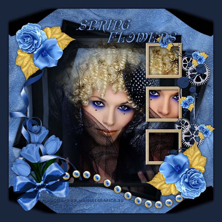 Scrap Spring Flowers