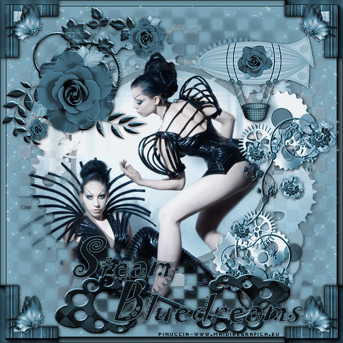 Scrap Steam Blue dreams