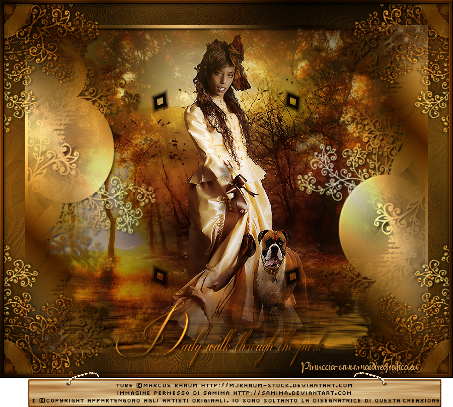 Daily walk through the park