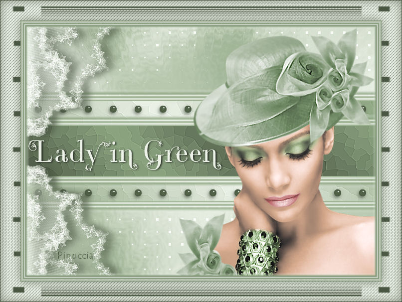 Lady in green