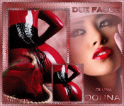 Two faces of a woman