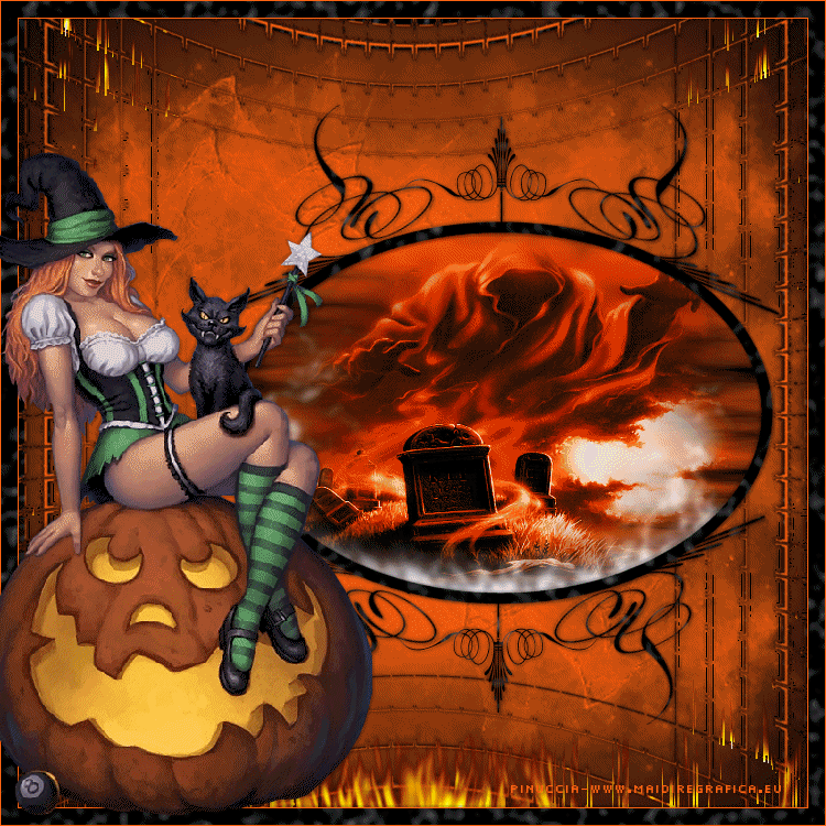 Halloween Fog and Fire