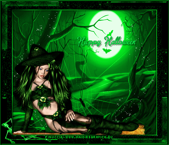  Halloween Green night