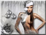 Christmas silver girl
