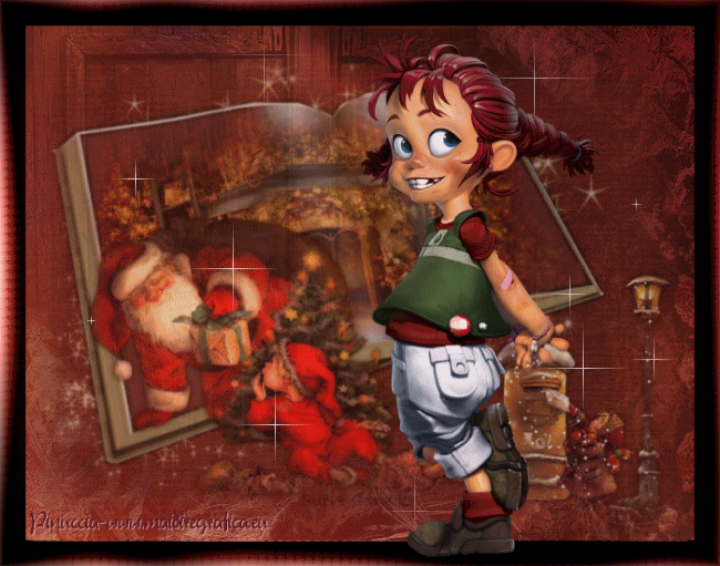 Santa Claus is sleeping