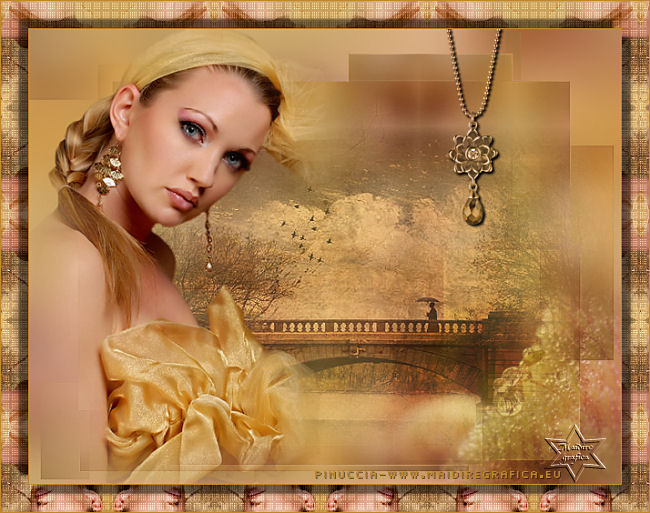 Walking on the bridge