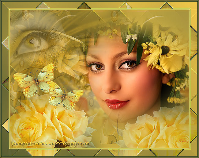 Yellow Flower Woman
